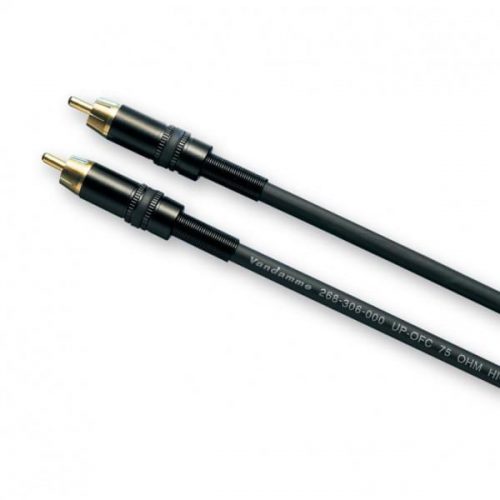 Van Damme SP-Dif Digital coaxial phono to phono cable (2m)