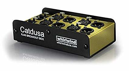 Whirlwind Catdusa 4-Channel Analog over Single CAT5 box