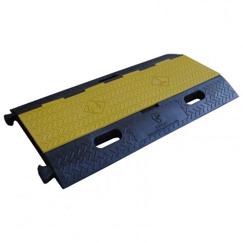 Heavy duty cable ramp, 4 channel (1m)