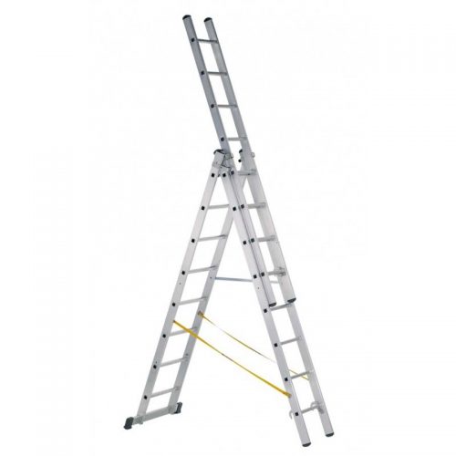 Zarges 40228 Triple Stage Aluminium Extension Ladder