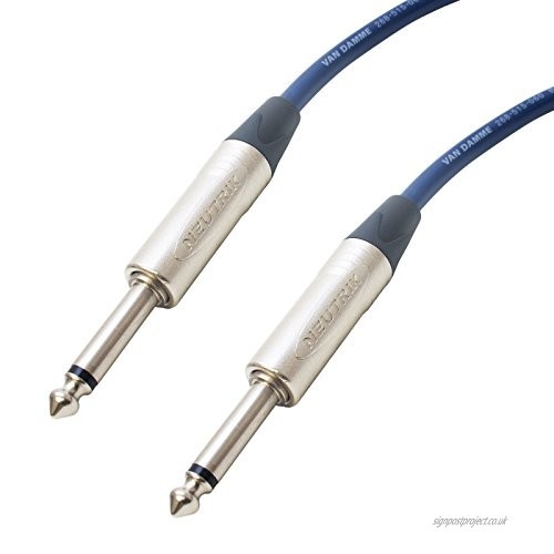 Van Damme un-balanced 6.3mm jack- 6.3mm jack lead (2m)
