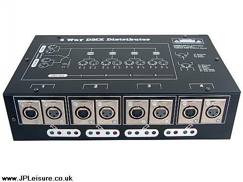 Visage 4 way DMX splitter/buffer