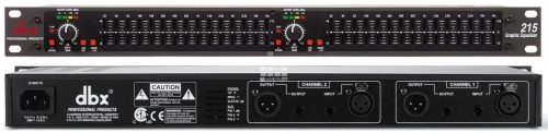DBX 215 dual 15 band graphic EQ