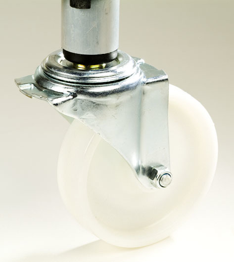 6" wheel for staging