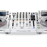 Pioneer CDJ hire white